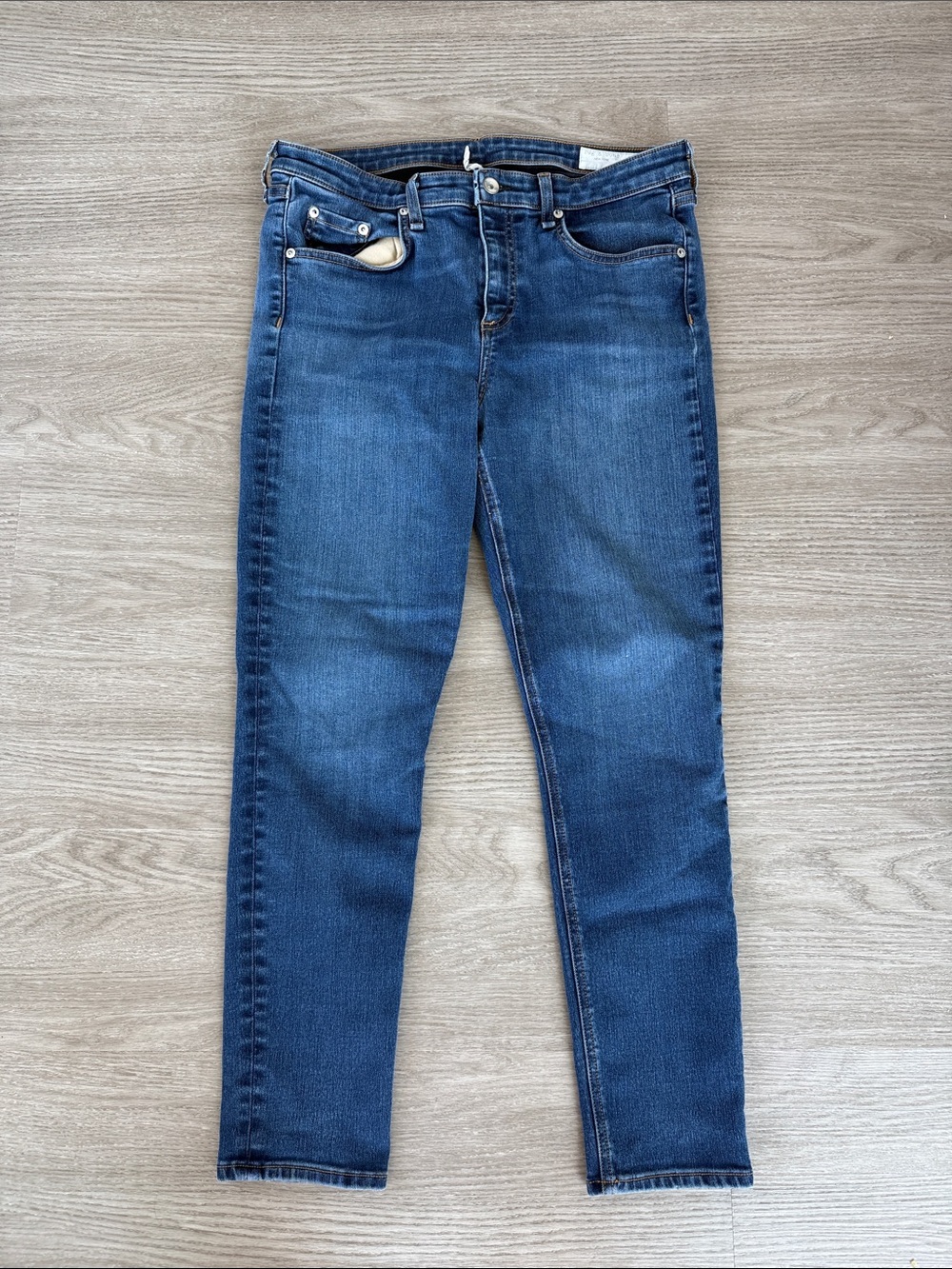 rag & bone Women's Dark Blue Skinny Jeans